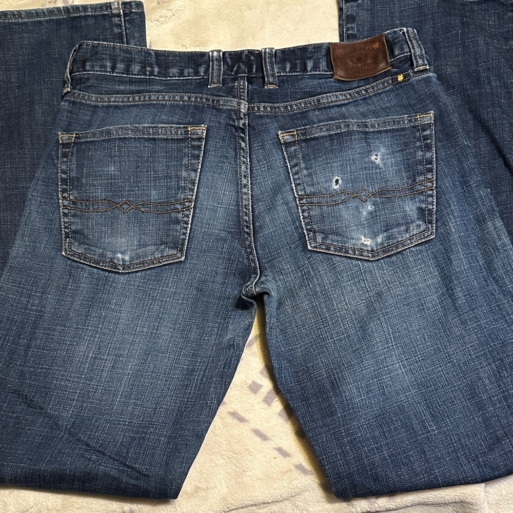 M1.   Lucky Brand Men's 361 vintage Straight Jeans - Blue 30 x 32